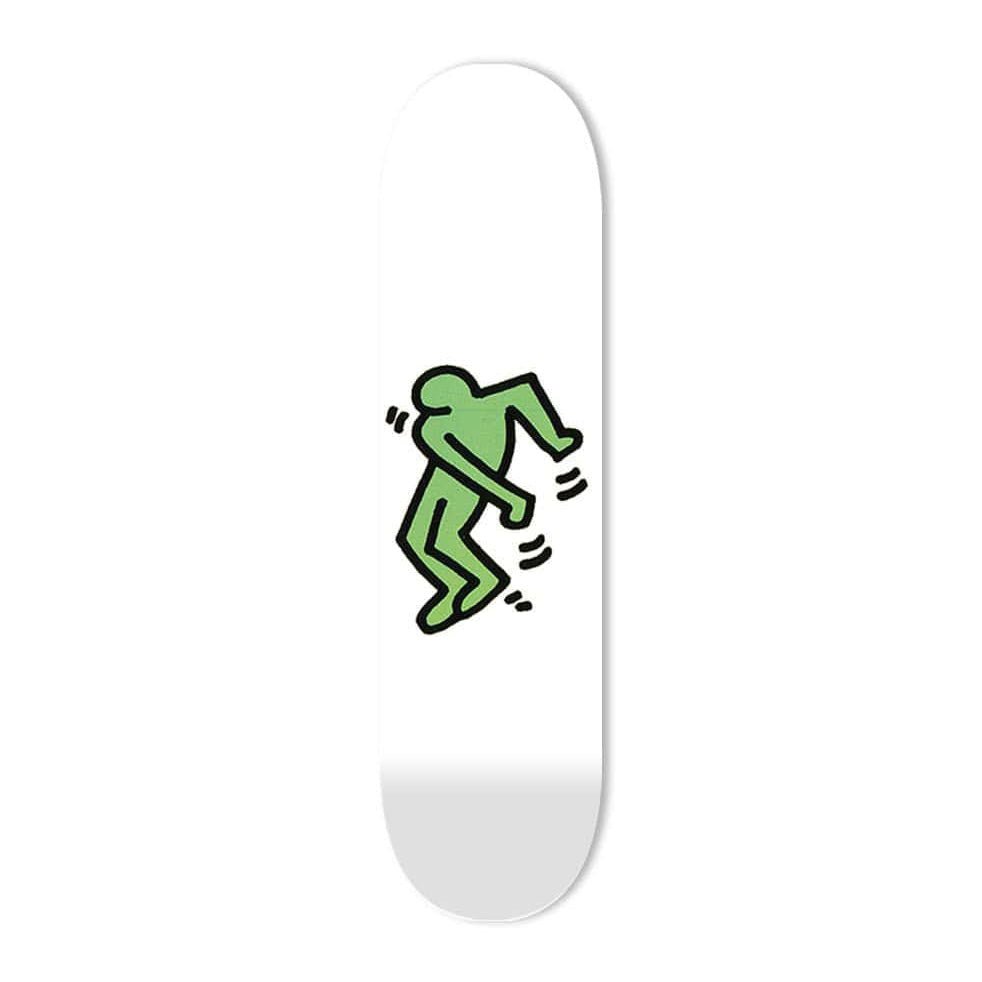 "Joyful Green" - Skateboard - The Art Lab Acrylic Glass Art - Skateboards, Surfboards & Glass Prints Wall Decor for your Home.