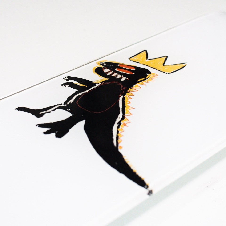 "Dino" - Skateboard - The Art Lab Acrylic Glass Art - Skateboards, Surfboards & Glass Prints Wall Decor for your Home.