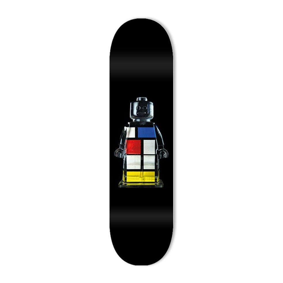 The Art Lab X Alepiano Art - "Squares" - Skateboard - The Art Lab Acrylic Glass Art - Skateboards, Surfboards & Glass Prints Wall Decor for your Home.