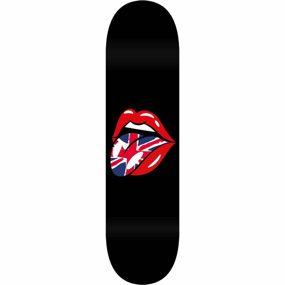 "Lips GB" - Skateboard - The Art Lab Acrylic Glass Art - Skateboards, Surfboards & Glass Prints Wall Decor for your Home.