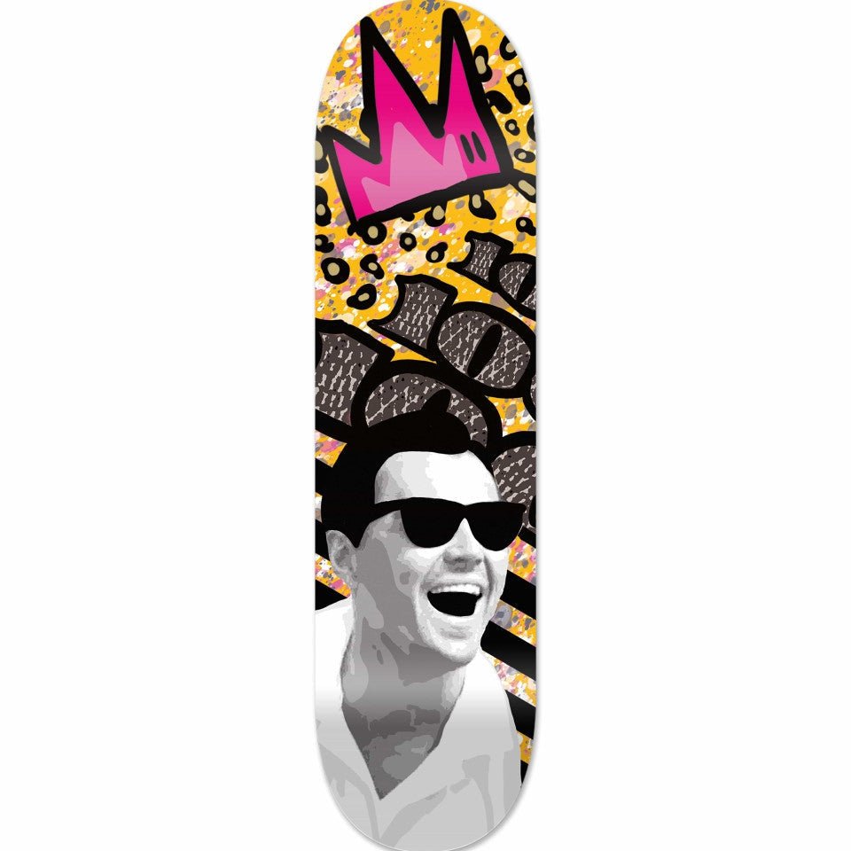 Bundle: "The Wolf: Who's the Boss? & Fist Bite & King" - Skateboard - The Art Lab Acrylic Glass Art - Skateboards, Surfboards & Glass Prints Wall Decor for your Home.