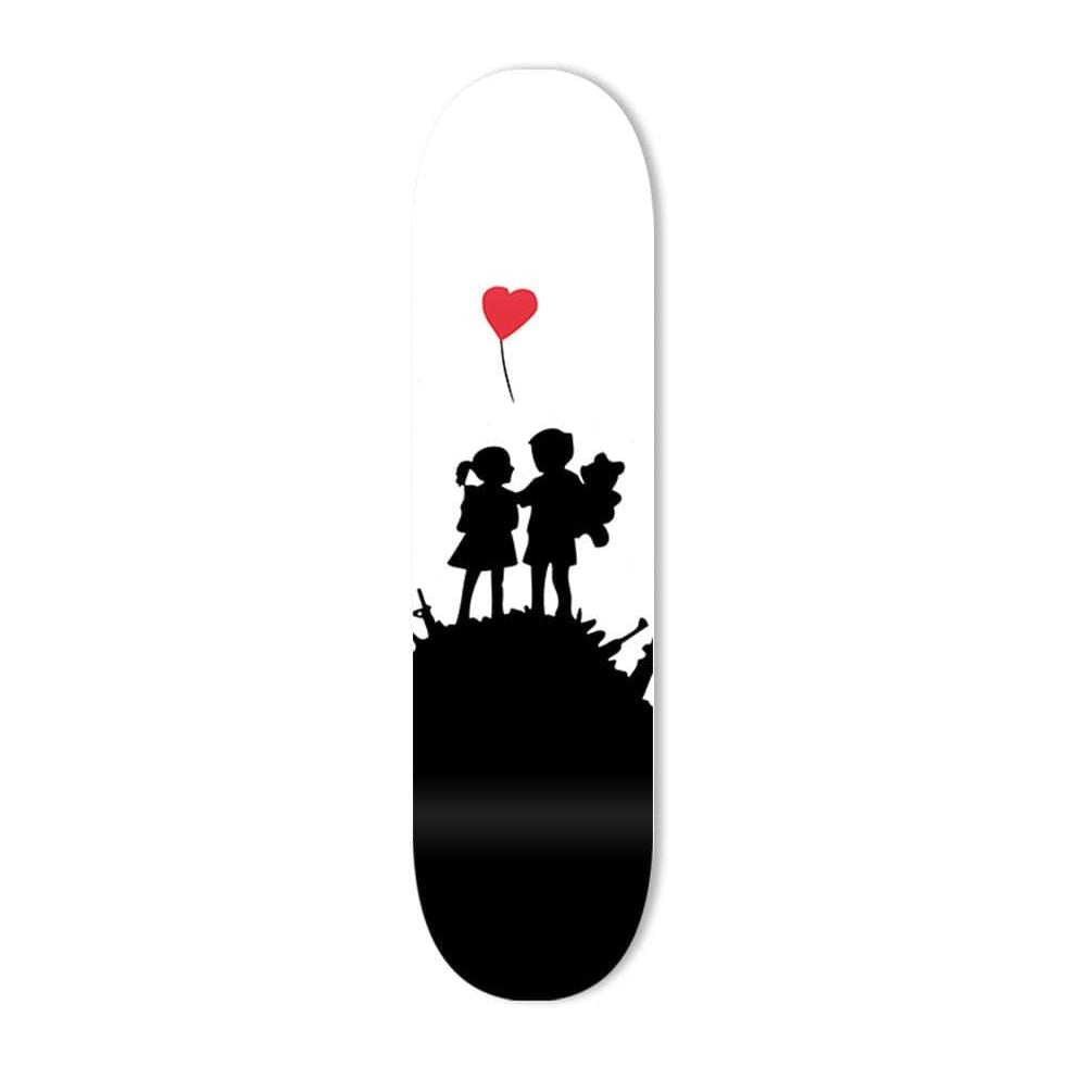 "Together" - Skateboard - The Art Lab Acrylic Glass Art - Skateboards, Surfboards & Glass Prints Wall Decor for your Home.