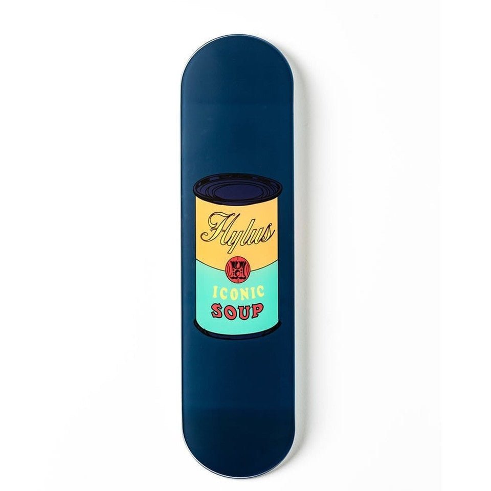 Bundle: "Blue & Green & Pink Soup" - Skateboard - The Art Lab Acrylic Glass Art - Skateboards, Surfboards & Glass Prints Wall Decor for your Home.