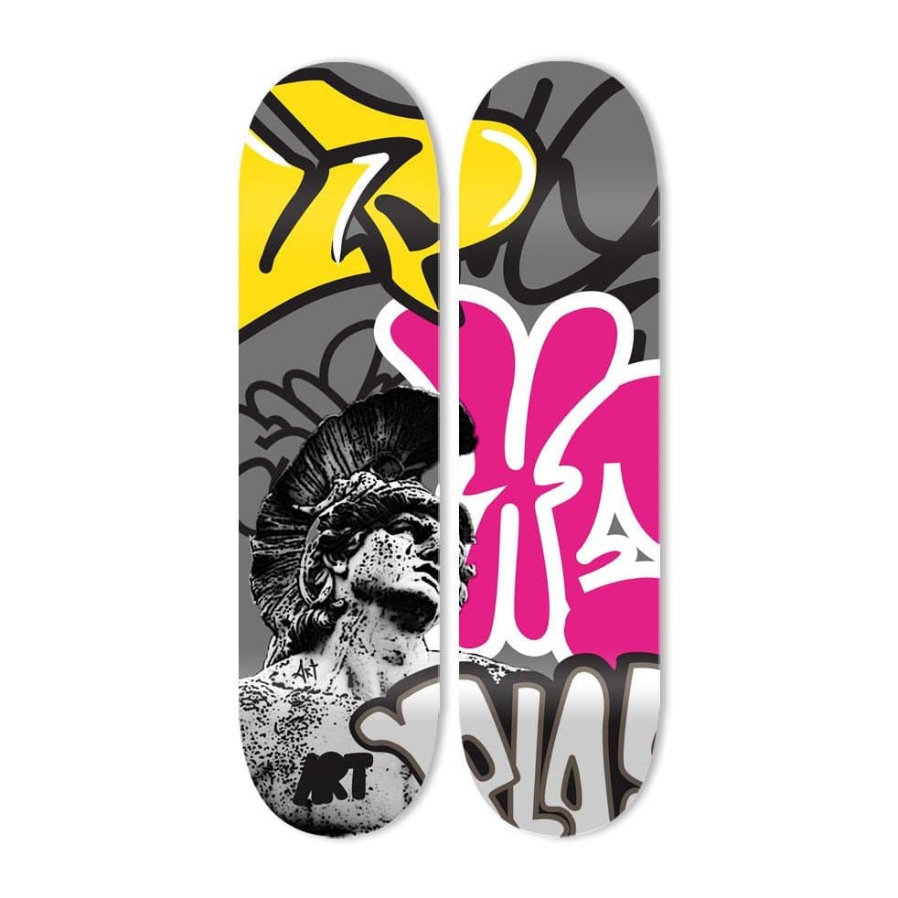 "Achilles" - Skateboard - The Art Lab Acrylic Glass Art - Skateboards, Surfboards & Glass Prints Wall Decor for your Home.