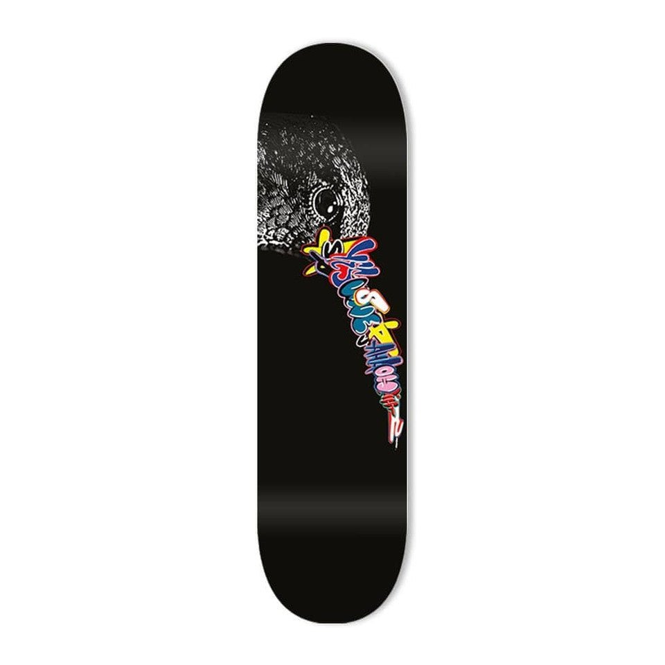 Bundle: "Graffiti Hummingbird & Cheetah" - Skateboard - The Art Lab Acrylic Glass Art - Skateboards, Surfboards & Glass Prints Wall Decor for your Home.