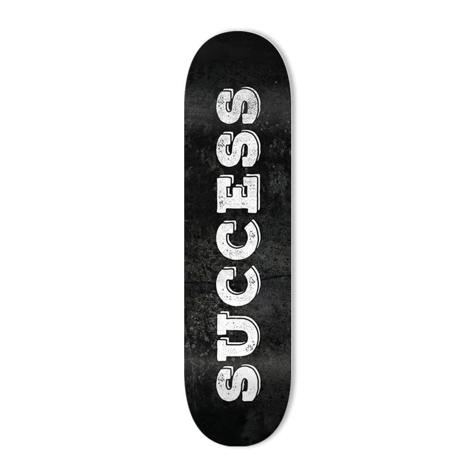 "SUCCESS" - Skateboard - The Art Lab Acrylic Glass Art - Skateboards, Surfboards & Glass Prints Wall Decor for your Home.
