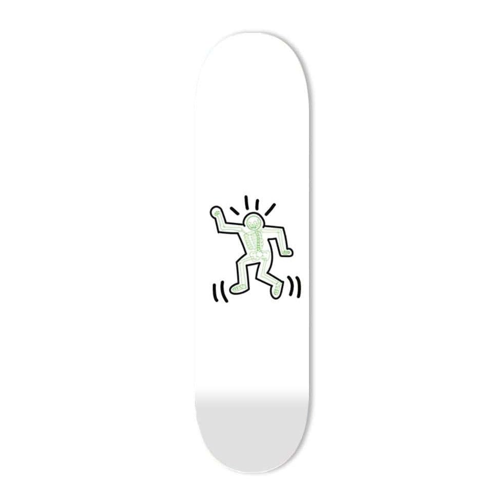 "Skeleton Green" - Skateboard - The Art Lab Acrylic Glass Art - Skateboards, Surfboards & Glass Prints Wall Decor for your Home.