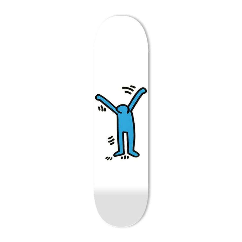 "Joyful Blue" - Skateboard - The Art Lab Acrylic Glass Art - Skateboards, Surfboards & Glass Prints Wall Decor for your Home.