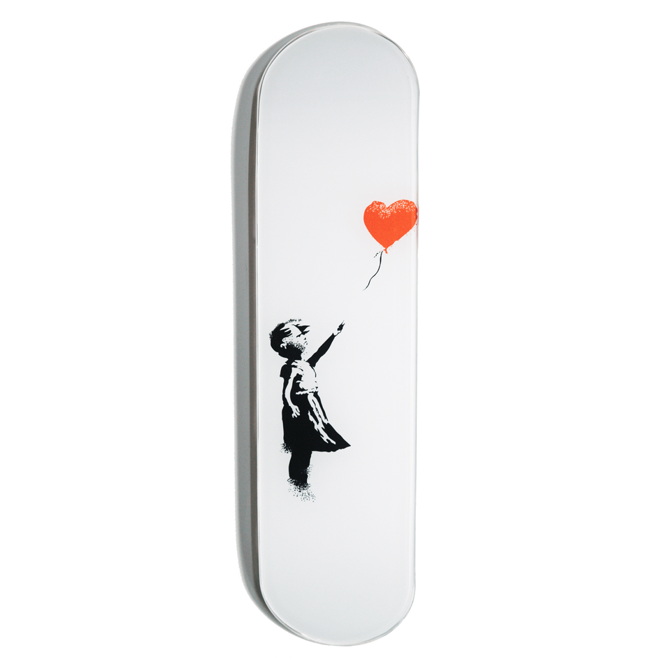 Bundle: "Love & Under the Rainbow & Hope" - Skateboard - The Art Lab Acrylic Glass Art - Skateboards, Surfboards & Glass Prints Wall Decor for your Home.