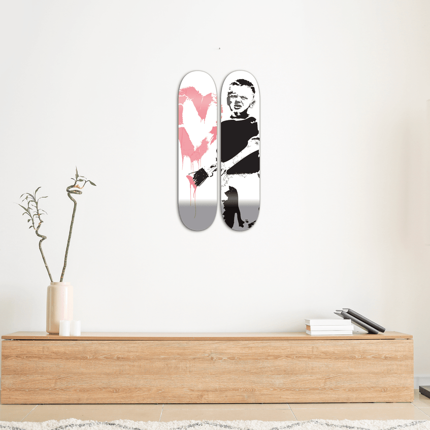 "Child Love" - Skateboard - The Art Lab Acrylic Glass Art - Skateboards, Surfboards & Glass Prints Wall Decor for your Home.