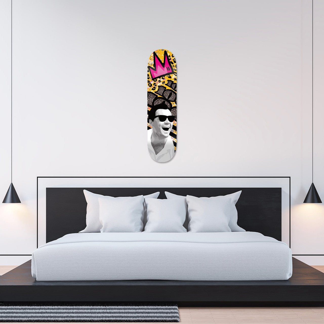 "The Wolf: Who's the Boss?" - Skateboard - The Art Lab Acrylic Glass Art - Skateboards, Surfboards & Glass Prints Wall Decor for your Home.