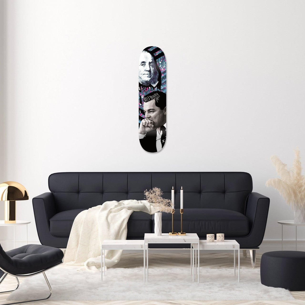 "The Wolf: Fist Bite" - Skateboard - The Art Lab Acrylic Glass Art - Skateboards, Surfboards & Glass Prints Wall Decor for your Home.