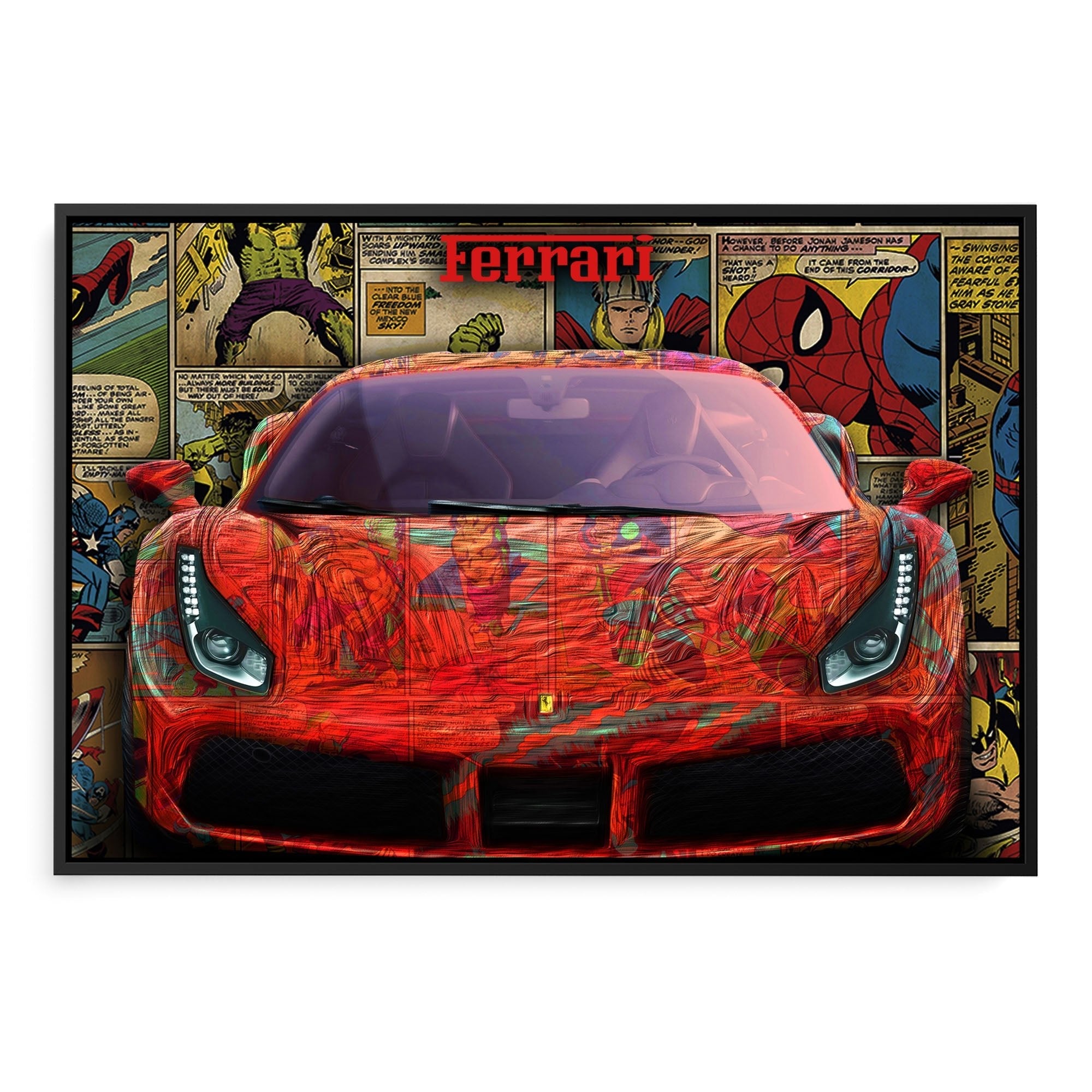Comic Book Ferrari