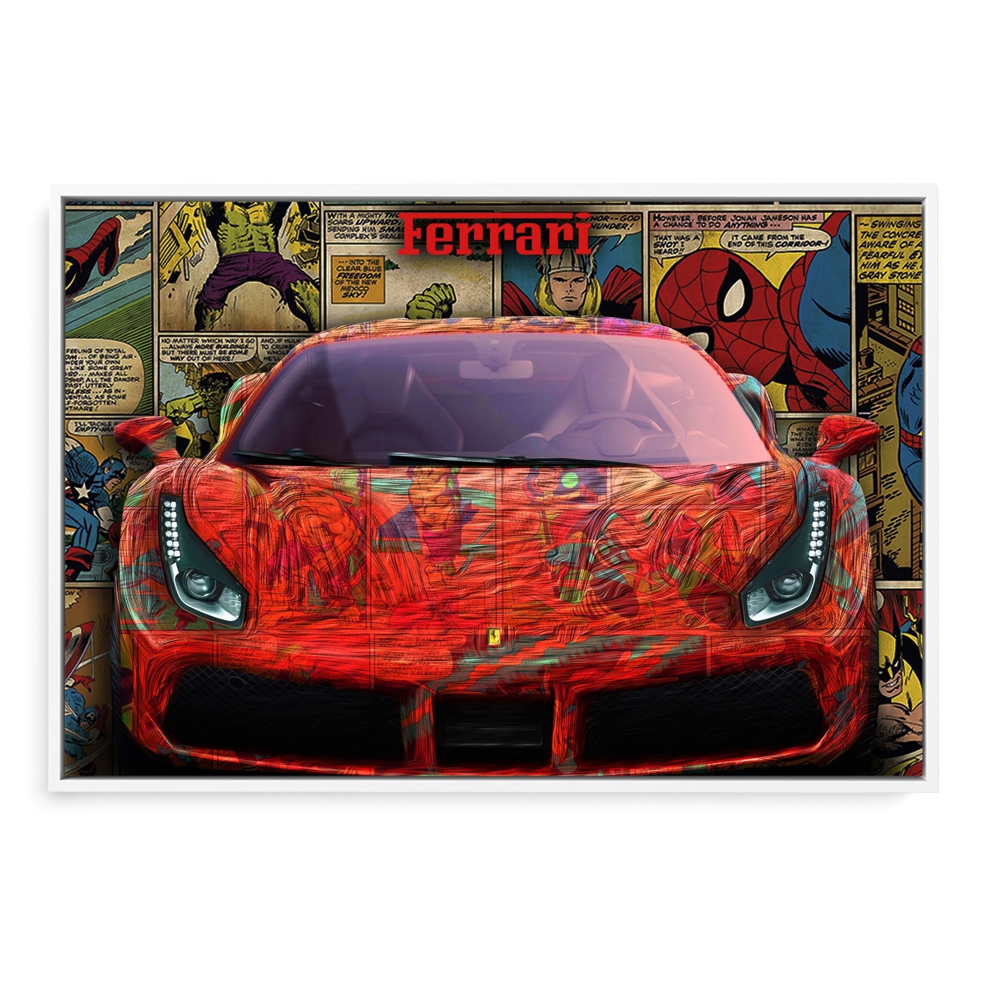 Comic Book Ferrari
