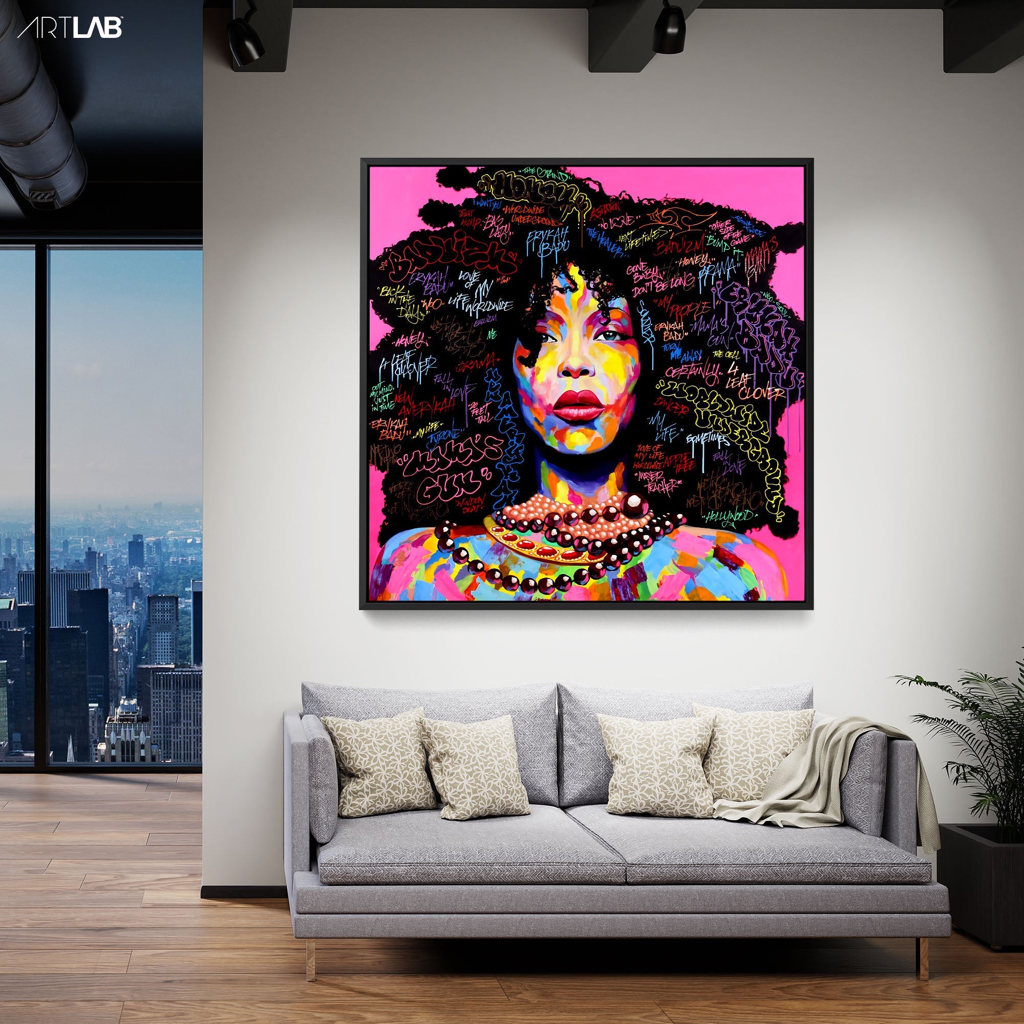 Afro Power Pink