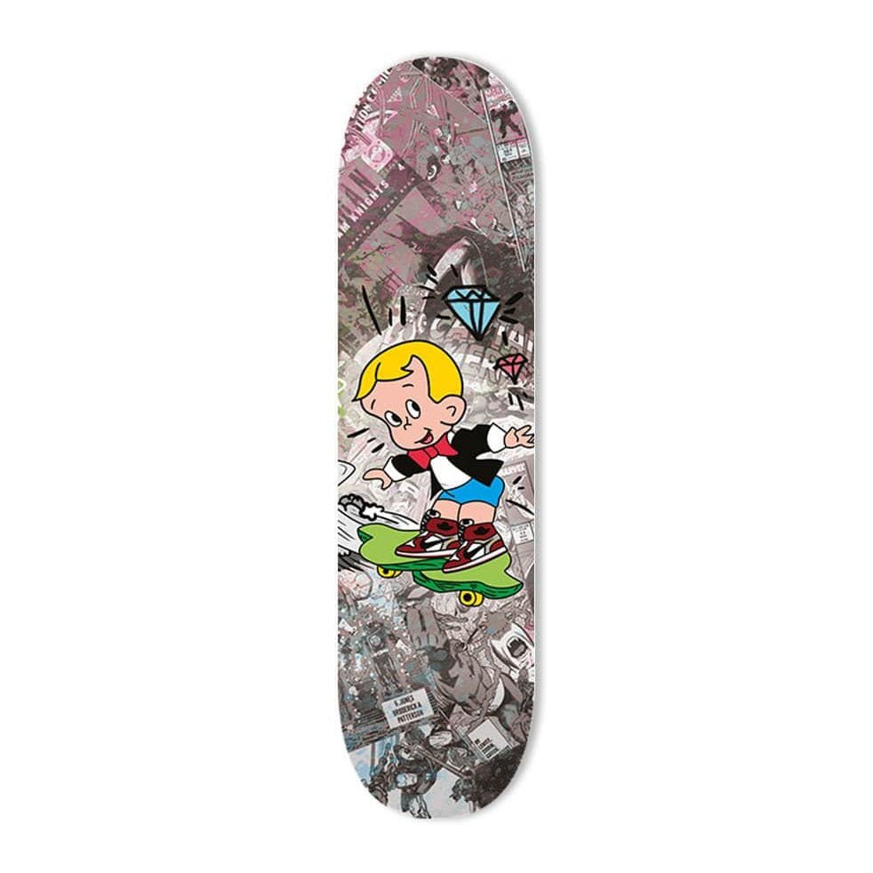"Hype Richie" - Skateboard - The Art Lab Acrylic Glass Art - Skateboards, Surfboards & Glass Prints Wall Decor for your Home.