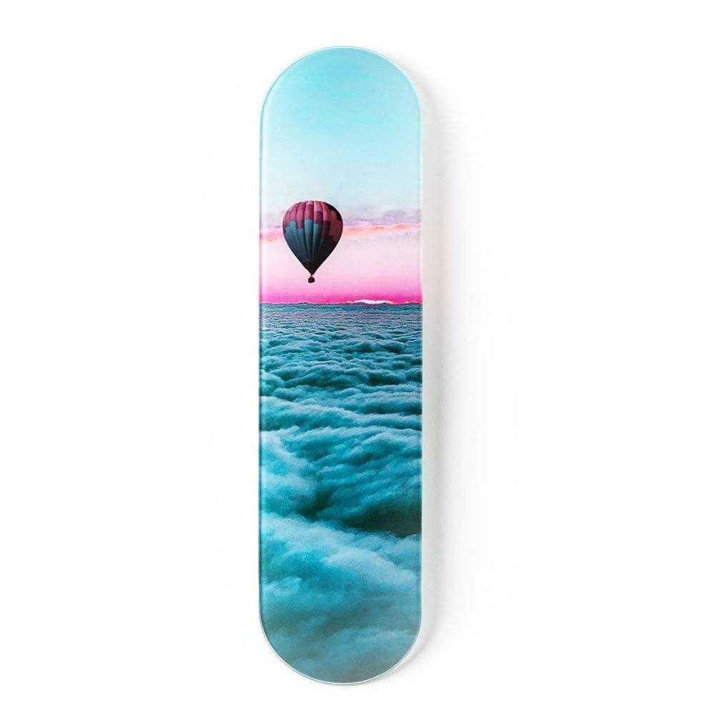 "Dreamy Clouds" - Skateboard - The Art Lab Acrylic Glass Art - Skateboards, Surfboards & Glass Prints Wall Decor for your Home.