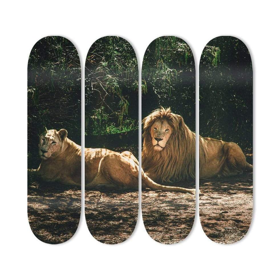 "King and Queen" - Skateboard - The Art Lab Acrylic Glass Art - Skateboards, Surfboards & Glass Prints Wall Decor for your Home.